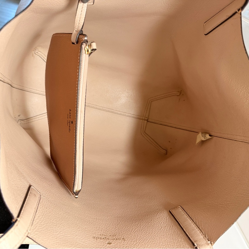 Kate Spade Rose Gold Reversible Tote - Picture 4 of 16